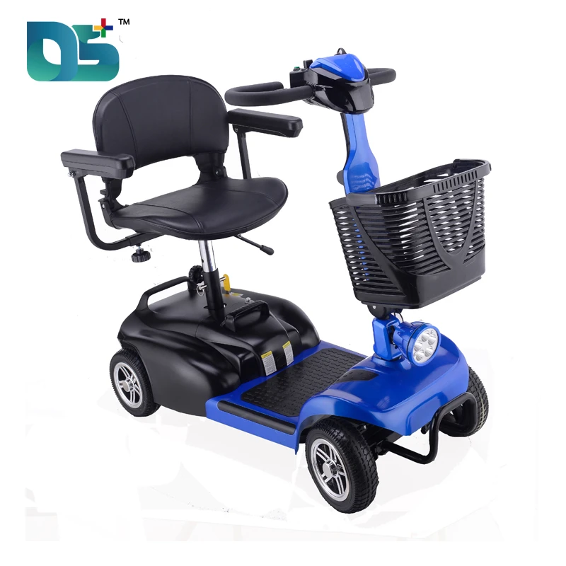 4-Wheel Folding Mobility Scooter with Electromagnetic Brake (DS-6007)