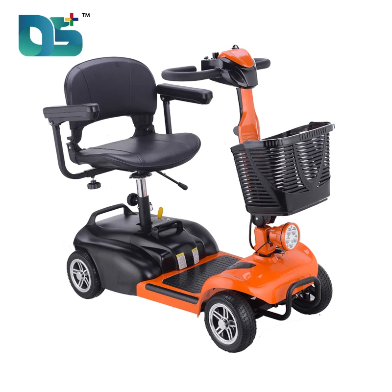 4-Wheel Folding Mobility Scooter with Electromagnetic Brake (DS-6007)