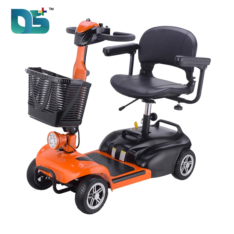 4-Wheel Folding Mobility Scooter with Electromagnetic Brake (DS-6007)