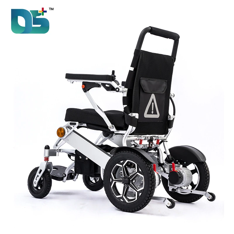 Aluminum Electric Wheelchair with Remote Control & Lift-up Armrests (DS-6016)