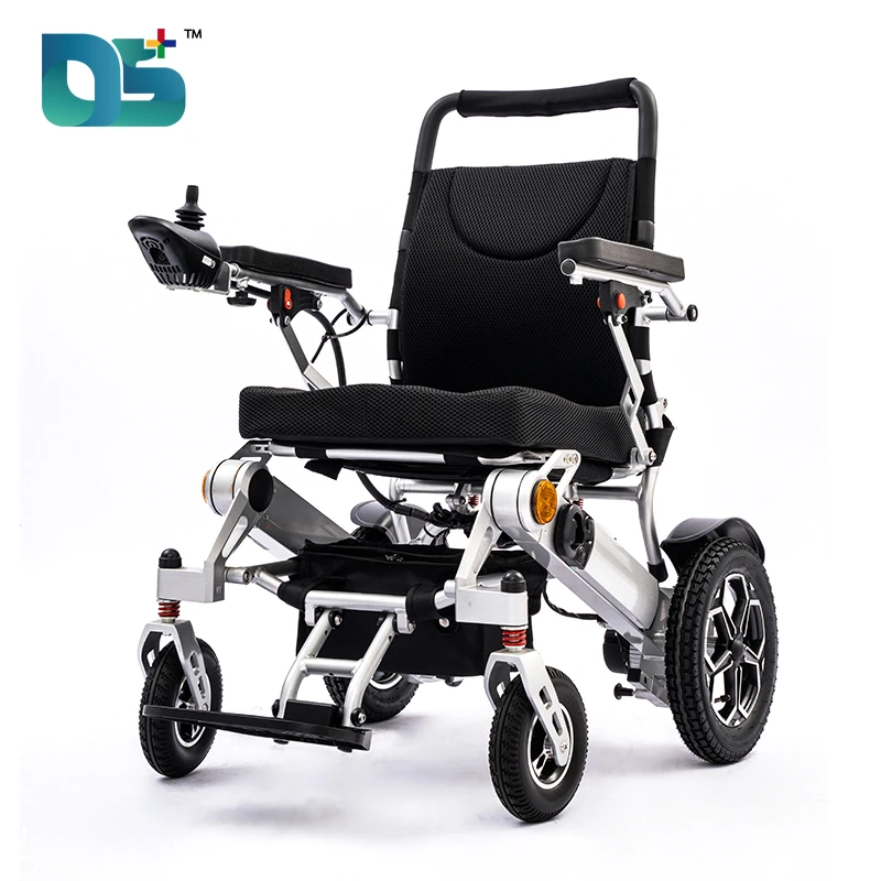 Aluminum Electric Wheelchair with Remote Control & Lift-up Armrests (DS-6016)