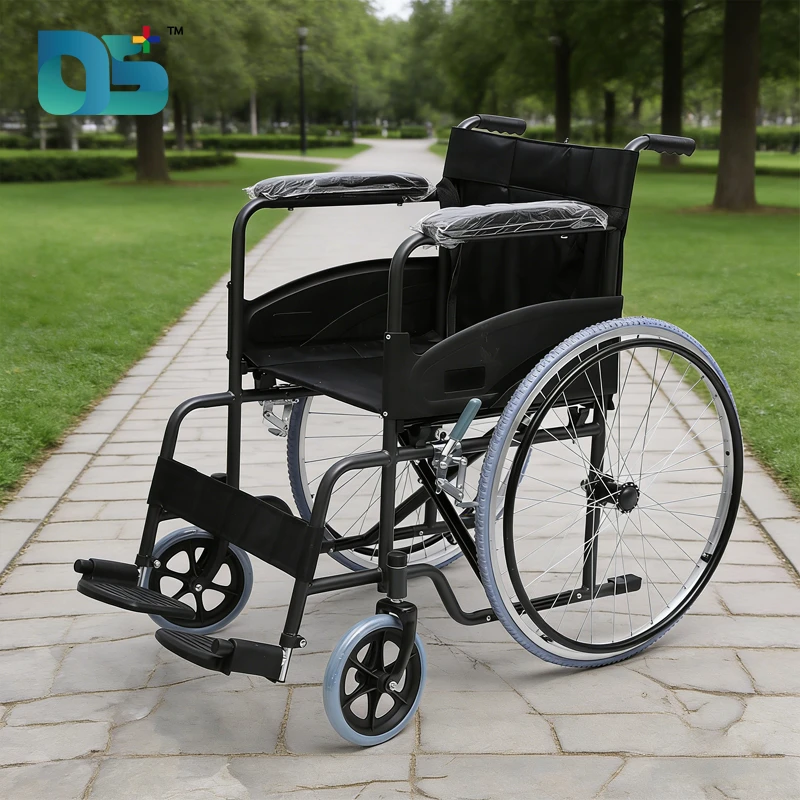 Ultra-Light 15kg Manual Wheelchair with 125KG Capacity (DS-24T)