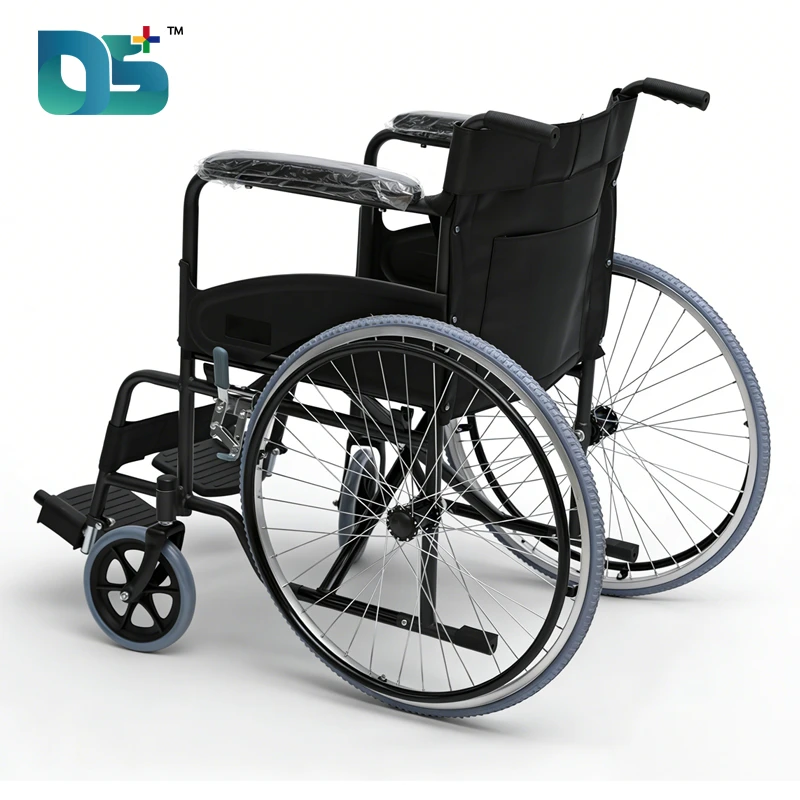 Ultra-Light 15kg Manual Wheelchair with 125KG Capacity (DS-24T)
