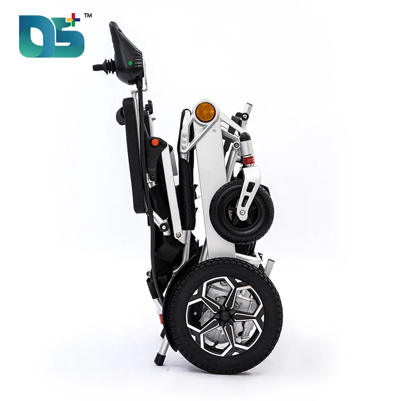 Aluminum Electric Wheelchair with Remote Control & Lift-up Armrests (DS-6016)