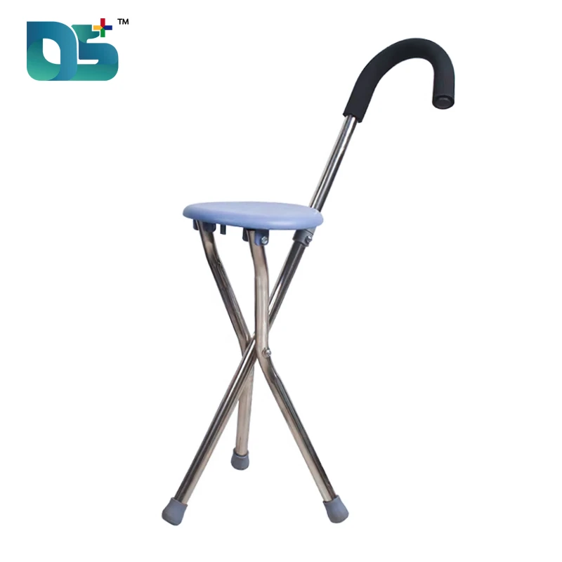 Ultra-Light Stainless Steel Walking Stick Stool (JD-1)