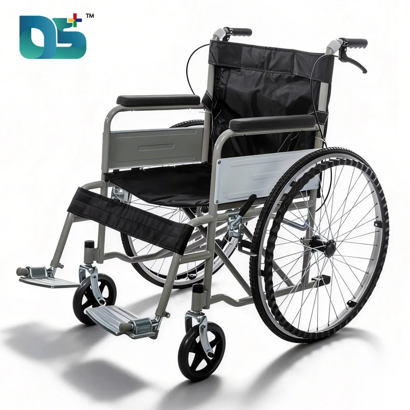 Ultra-Light 16kg Manual Wheelchair with 24" Solid Tires (DS-24PR1)
