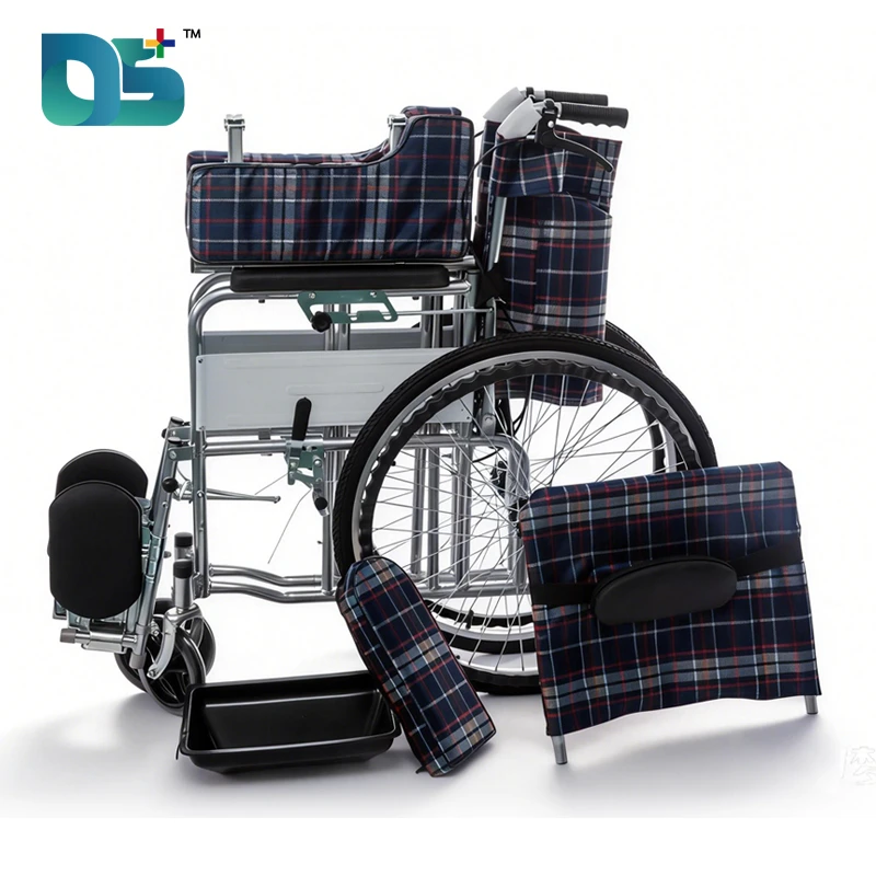 Multi-Functional Manual Wheelchair with Potty Hole & Reclining Backrest (BT-1)