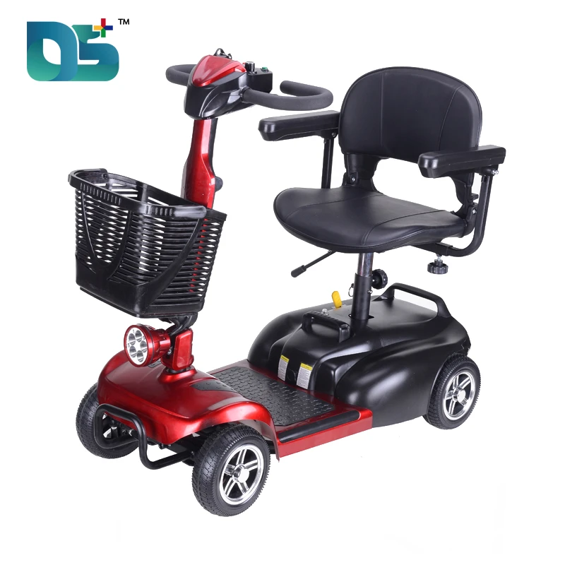 4-Wheel Folding Mobility Scooter with Electromagnetic Brake (DS-6007)