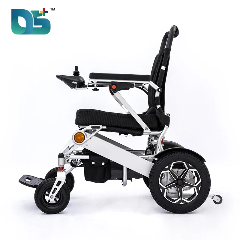 Aluminum Electric Wheelchair with Remote Control & Lift-up Armrests (DS-6016)