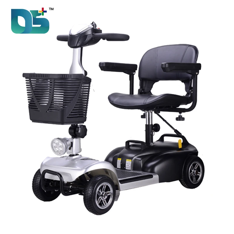4-Wheel Folding Mobility Scooter with Electromagnetic Brake (DS-6007)