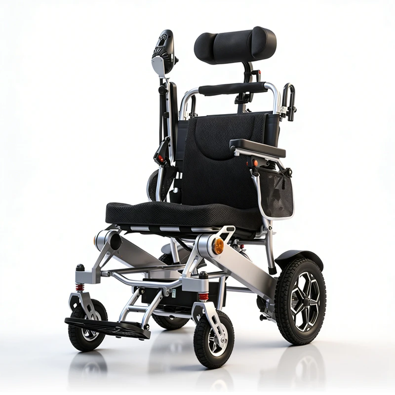 Reclining Electric Wheelchair with Remote Control & Electromagnetic Brake (NSDS05A)