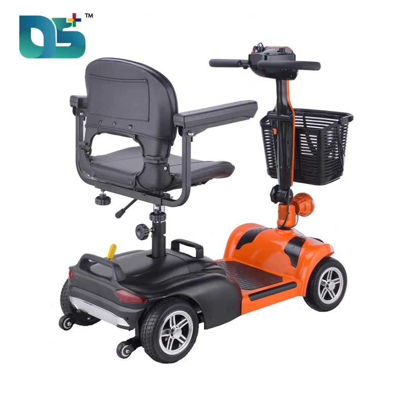 4-Wheel Folding Mobility Scooter with Electromagnetic Brake (DS-6007)