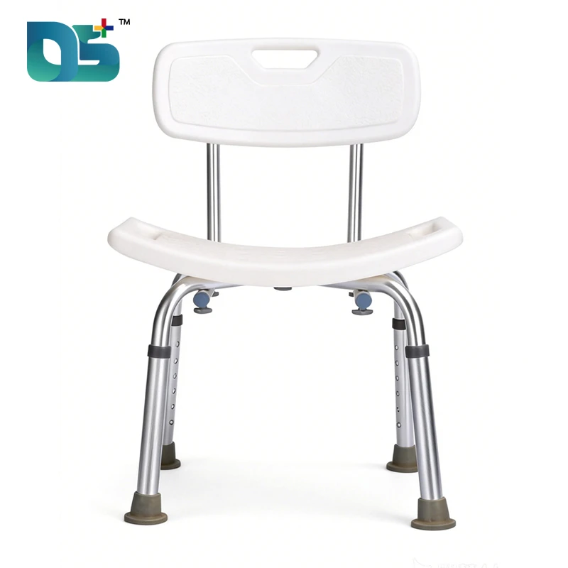 Aluminum Alloy High Backrest Bath Chair with U-Shaped Seat (D02)
