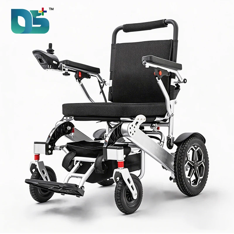 Aluminum Electric Wheelchair with Remote Control & Lift-up Armrests (DS-6016)